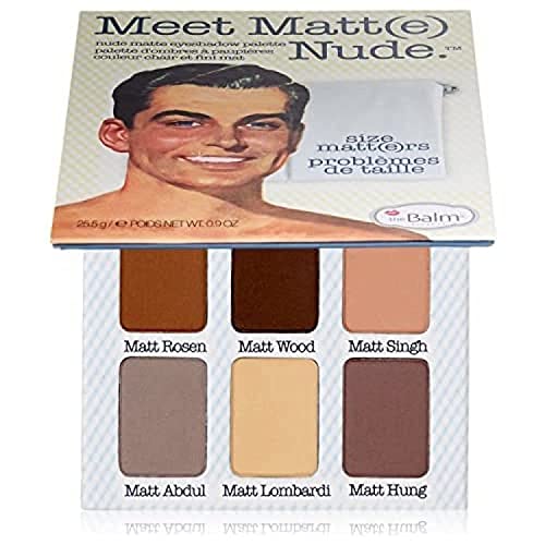 theBalm Meet Matte Nude Lidschatten-Palette, 1er Pack (1 x 25.5 g)