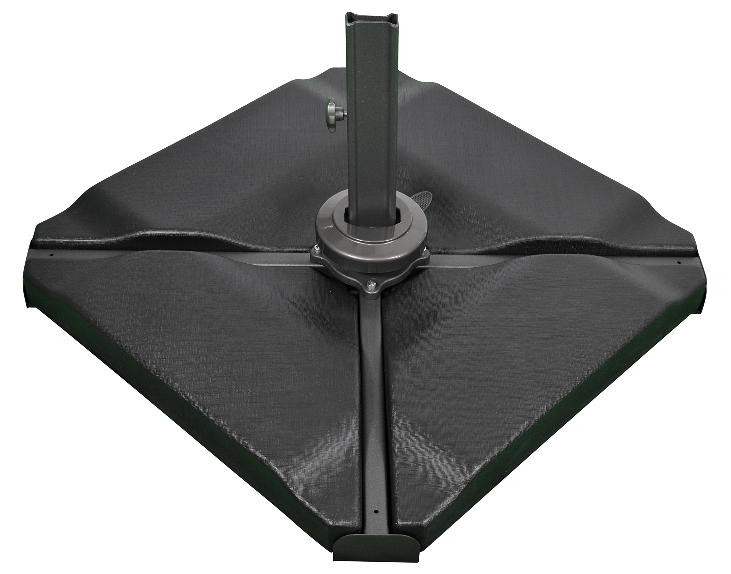 SORARA® 4 Stück Sonnenschirmständer Gewichte im Set | für Freischwinger Sonnenschirme Hängeschirme Gartenschirme mit Bodenkreuz