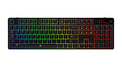 Thermaltake Tt e Sports Poseidon Z RGB Software gesteuerte 16,8 Millionen Farben braune Schalter mechanische Gaming-Tastatur KB-PZR-KBBRUS-01