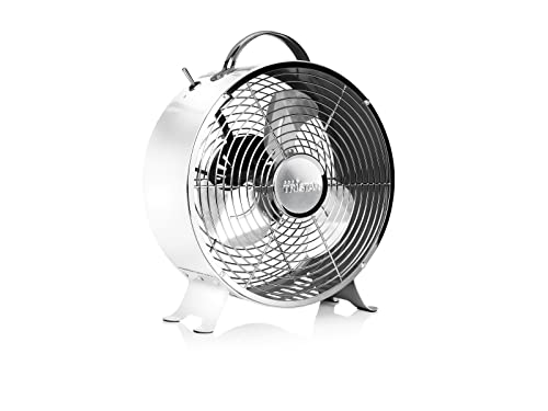 Tristar VE-5967 Retro Tischventilator - 25 cm - Weiß