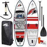 F2 Glide SURF RED Windsurf SUP 10,8" - Stand UP Paddle Board - TESTBOARD