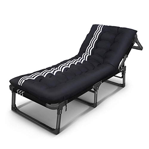 Outdoor Sun Lounger Chair, Reclining Sun Loungers with Cushion Adjustable Lounger Recliners Portable Zero Gravity Recliner Chairs 2 for Deck,Patio,Beach,Yard (D)
