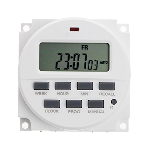LCD Digital Timer 15,98 Zoll 12V DC 7 Tage Programmierbare Zeitschaltuhr TM618N-4 Von Yyooo