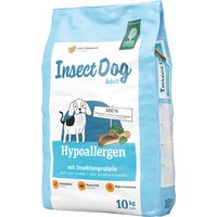 2 kg gratis! 10 kg Green Petfood InsectDog hypoallergen - 10 kg