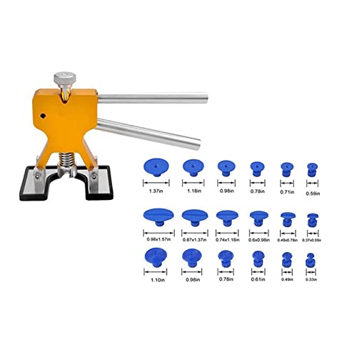 Werkzeugsatz 18-teiliges Auto-Körper-Ausbeul-Hagel-Reparatur-Werkzeug, Kunststoff, Leimabzieher, Laschen-Pad Werkzeugkasten für zu Hause (Color : Repair Tool Set 02)