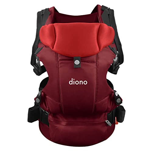 Diono Carus Essentials 3-in-1 Carrying System for Birth up to 3 Years, Red