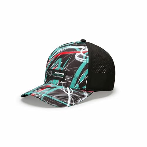 MERCEDES AMG PETRONAS Formula One Team - Offizielle Formel 1 Merchandise Kollektion - Graffiti-Mütze - Mehrfarbig - Erwachsene - Einheitsgröße