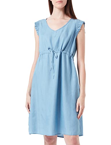 ESPRIT Maternity Damen Dress Woven Sleeveless Kleid, Medium Wash - 960, 36 EU