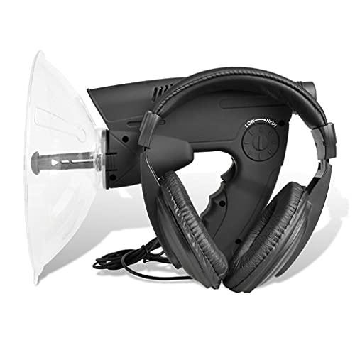 okomponenten Parabol-Richtmikrofon mit Visierung und Kopfhörer Kopfhörer x 1
