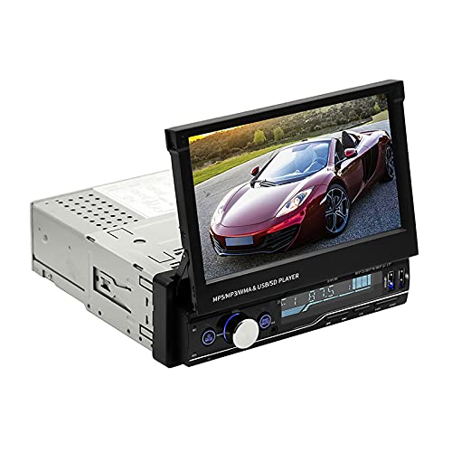 FOLOSAFENAR 7 Zoll Auto Videoplayer - Bluetooth RDS HD Autoradio Stereo Empfänger MP5 Player - mit Touchscreen Lenkradsteuerung