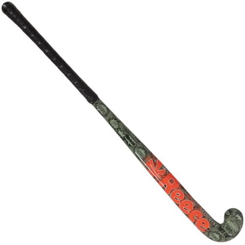 Reece Hockey Stick - Junior - Alpha Jr - All -Gebrauch, Leicht und Langlebig - Geeignet für Hockey - Grün - Größe 35