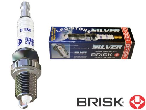 Brisk - Silber Racing rr15ys-1 1723 Zündkerzen LPG CNG Autogas, 4 Stück
