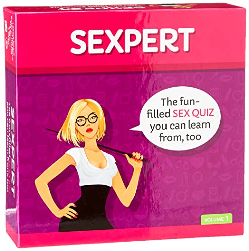 Tease & Please Sexpert (EN) - Party Spiele Erwachsene, um alles über Sex zu Lernen - Gesellschaftsspiele für Erwachsene mit einem provokanten Quiz über Sexualität und Liebe