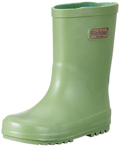 Richter Kinderschuhe Jungen Unisex Kinder Puddleboots Gummistiefel, Grass, 31 EU