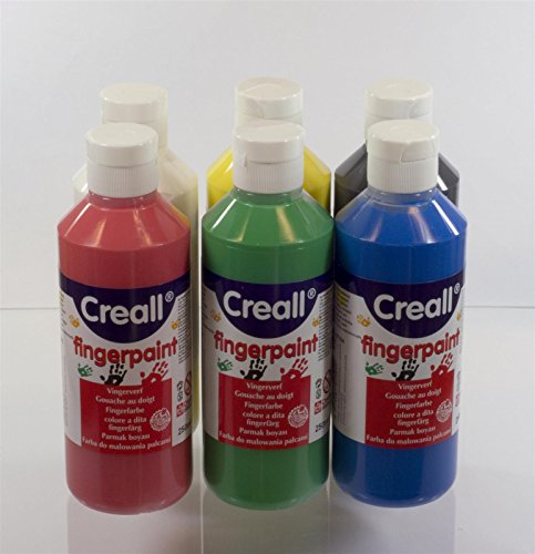 Creall havo07115 1500 ml Sortiment Havo Fingerfarben-Set (6-teilig)