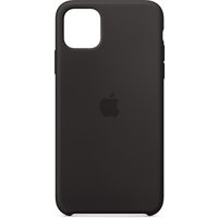 Apple Silikon Case (für iPhone 11 Pro Max) - Schwarz
