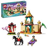 LEGO 43208 Disney Jasmins und Mulans Abenteuer, Prinzessinnen-Spielzeug zum Bauen mit Mini-Puppen, Pferde und Tiger-Figuren, Geschenk für Kinder, Mädchen und Jungen