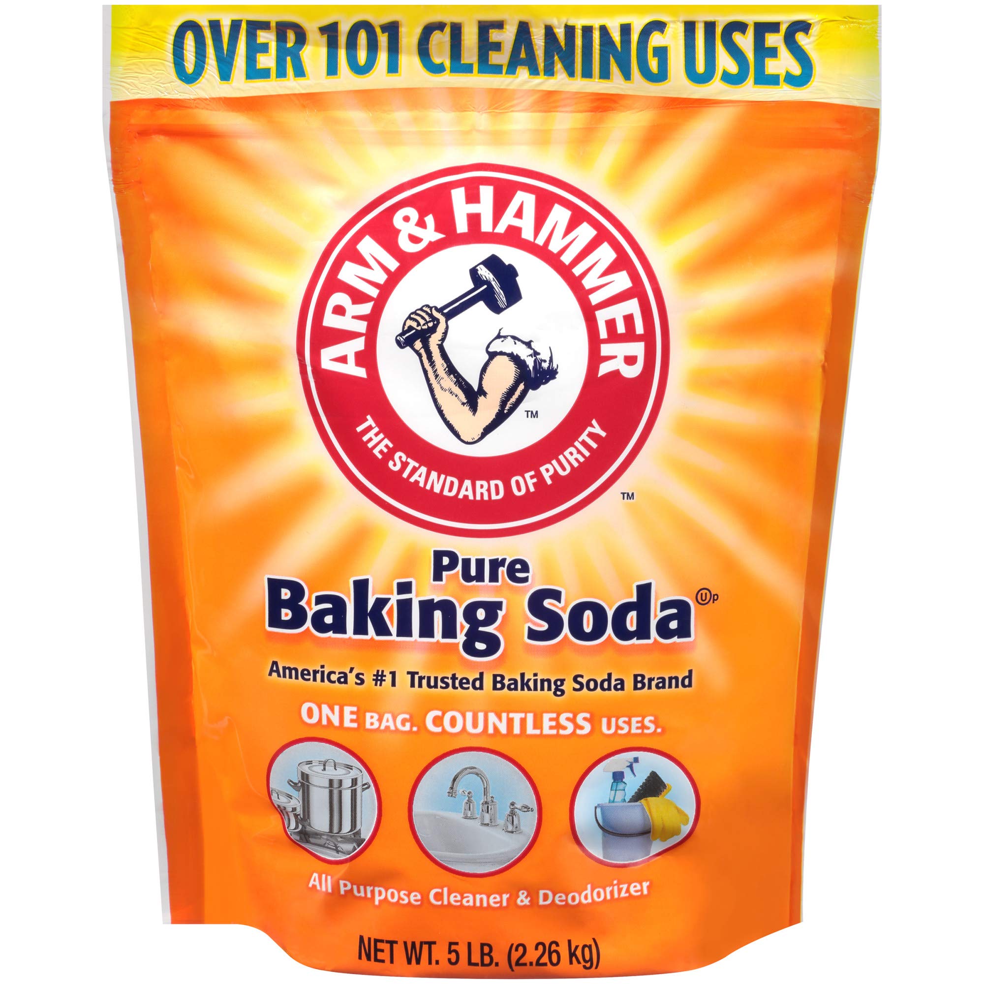 Arm & Hammer Baking Soda, 5 Lbs by Arm & Hammer