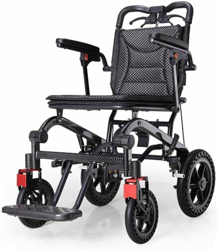 Leichter Zusammenklappbarer Rollstuhl, Tragbarer Transitrollstuhl, Kompakte Reiserollstühle Für Erwachsene