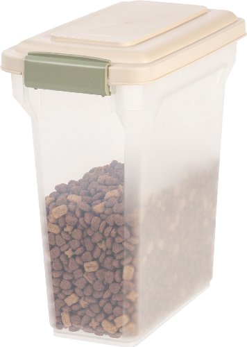 Iris WeatherPro Luftdichter Aufbewahrungsbehälter für Tierfutter, für Hunde, Katzen, Vögel und andere Tierfutter, Haustierbedarf, hält Schädlinge draußen, hält frisch, BPA-frei,