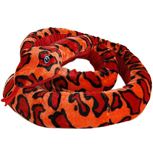 Annastore Schlange aus Plüsch L 254 cm, rot