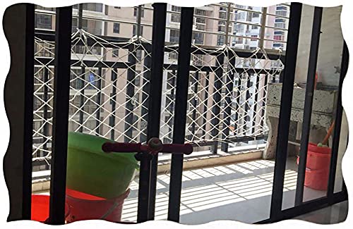 BASHI Antialling Kid Pet Schützendes Polyester-Netz, Multifunktions-Schutznetz für Balkon, Fenster, Treppen, waschbar, belüftetes Haustier-Sicherheitsnetz