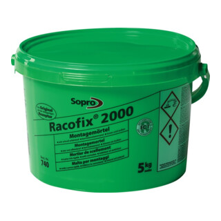 Sopro Montagemörtel Racofix® 2000 1:3 (Wasser/Mörtel) 5kg Eimer