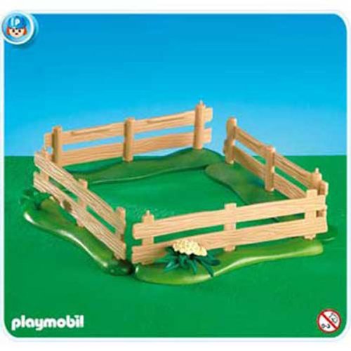 PLAYMOBIL® 7899 - Holzzaun braun mit Wiese