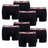 8er Pack Herren Levis SPRTSWR Logo Boxer Brief Boxershorts Unterwäsche Pants, Farbe:200 - Black, Bekleidungsgröße:M