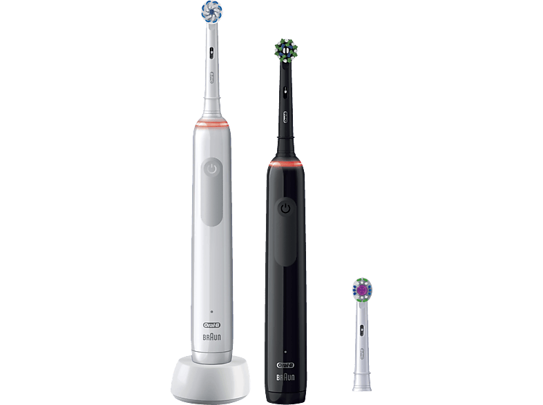 ORAL-B Pro 3 3900 Elektrische Zahnbürste Black/White, Reinigungstechnologie: Oszillierend / Rotierend Pulsierend (3D)