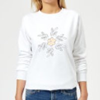 Flower 15 Women's Sweatshirt - White - XXL - Weiß