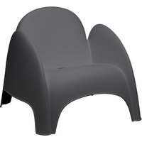 PAPERFLOW Kunststoff-Sessel DUMBO, anthrazit, 4er Set