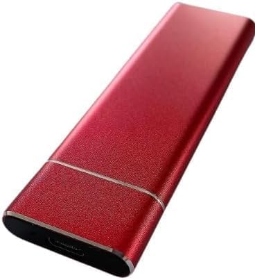 4TB SSD Extern Festplatte Portable Rot für Laptop Spielekonsole hohe Geschwindigkeit bis 500MB/s Zuverlässige Speicherlösung USB C Anschluss