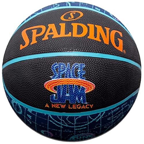 Spalding Space Jam Tune Court Ball 84560Z; Womens,Childrens,Mens basketballs; 84560Z_7; Black; EU; (7 UK)