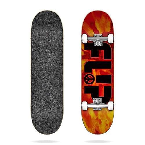 Jart Odyssey Peace Orange 7.87"x31.6" Flip Complete Skateboard, Mehrfarbig (Mehrfarbig), Einheitsgröße