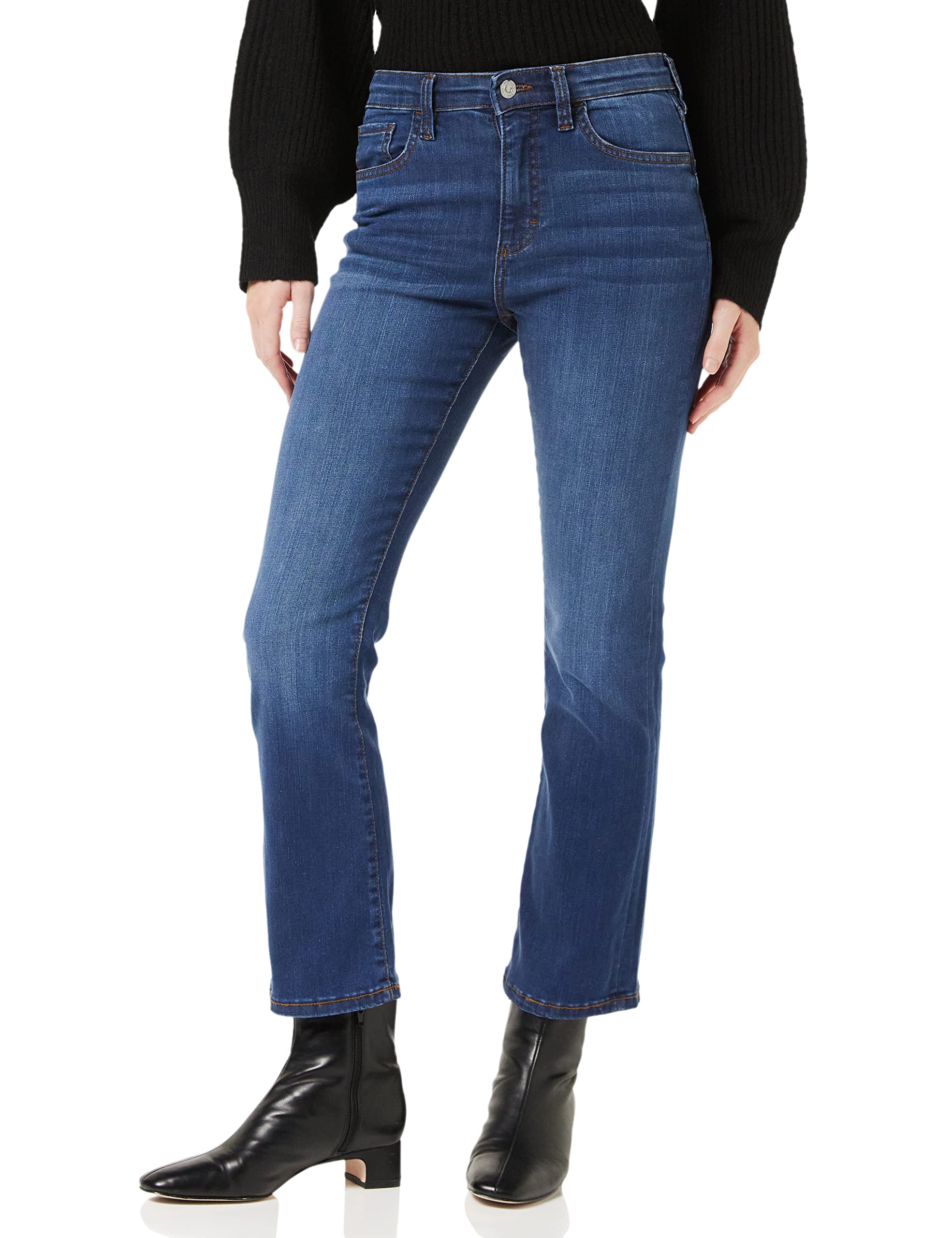French Connection Damen Conscious Stretch-Demi-Stiefel Jeans, Vintage Mid Wash, 40