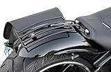 Gepäckträger schwarz Softail Solositz speziell für Heritage+Springer Classic, Deluxe, Breakout und FatBoy, außer Heritage Springer Harley Davidson Buffalo Bag.