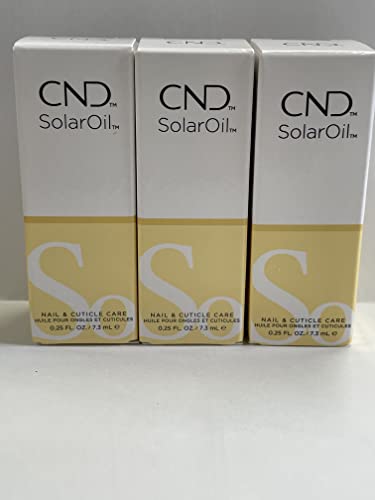 CND Shellac UV/LED Power Polish, Solar Oil 7,3 ml – Pack of 3
