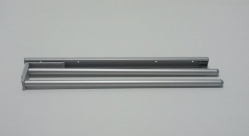 Naber Handtuchhalter De Luxe, 2-armig, 95 mm, Silber