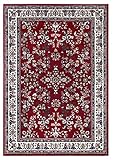 andiamo klassischer Orient Teppich Webteppich mit orientalischen Mustern und Ornamenten Rot 200 x 290 cm