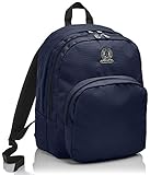 Invicta Benin M Rucksack, Öko-Material, blau, Doppelfach, Schule & Freizeit