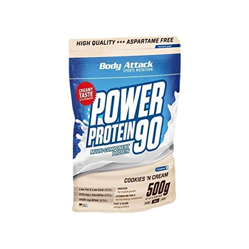 Body Attack Power Protein 90-500g Strawberry Cream