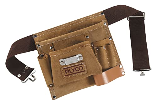 Alyco 196894 Gürteltasche aus Leder mit mehreren Taschen und Gürtel