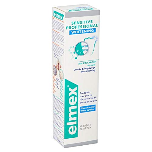 Elmex 6 x Zahnpasta Sensitive Professional Whitening für empfindliche Zähne - 75 ml