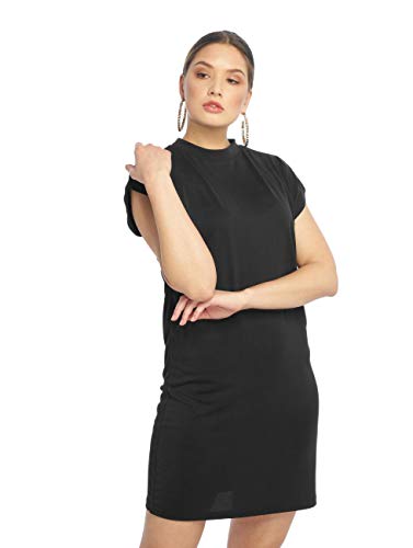 Urban Classics Damen Ladies Modal Dress Kleid, Schwarz (Black 00007), 42 (Herstellergröße: XL)