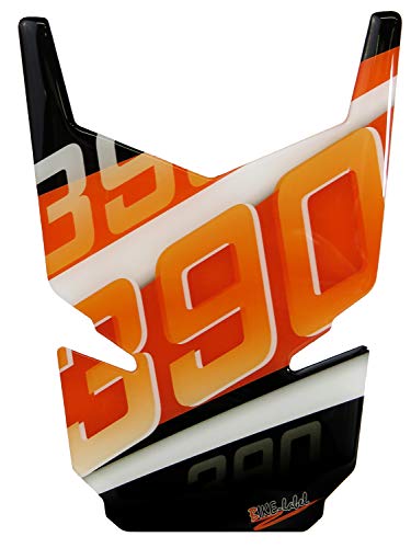 BIKE-label Tankpad 3D Motorradaufkleber orange kompatibel für KTM 390 Duke X502542VA