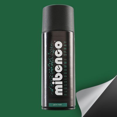 mibenco Spray Gummi packherstellung 400 ml grün Matt