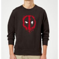 Marvel Deadpool Splat Face Sweatshirt - Schwarz - M - Schwarz