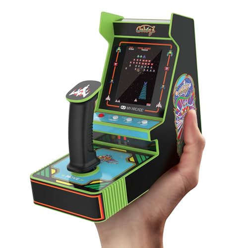 My Arcade DGUNL-7000 Galaga/Galaxian Joystick Player Portable Retro Arcade (2 GAMES IN 1)