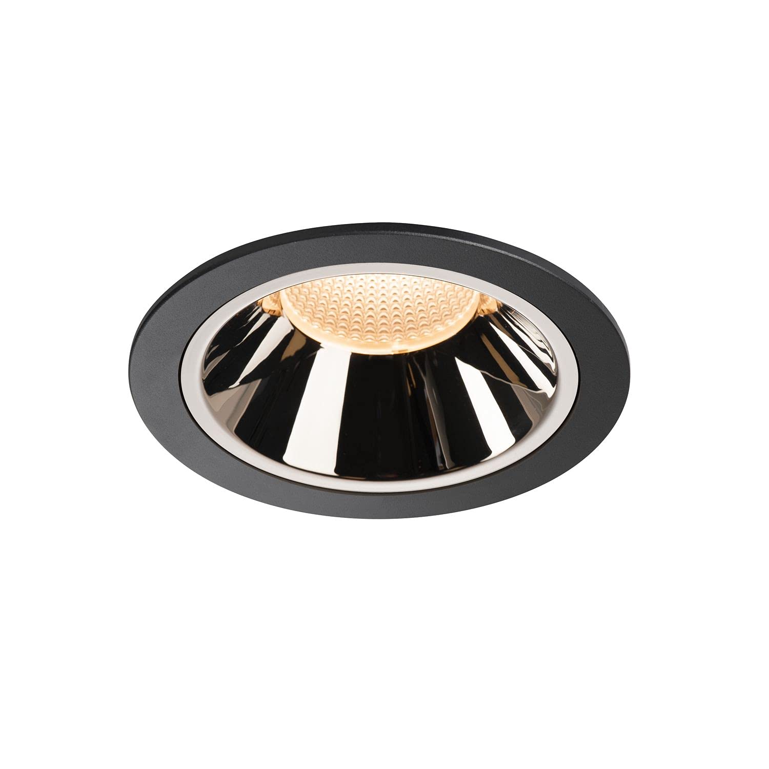 SLV Deckeneinbauleuchte NUMINOS® DL XL / LED Spot, Fluter, Deckenstrahler, Deckenleuchte, Einbau-Leuchte, Innen-Beleuchtung / IP20/IP44 2700K 37.4W 3400lm schwarz 20Grad